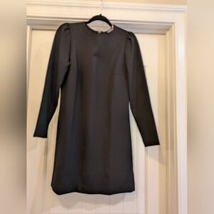 Elegant Black Long Sleeve Dress